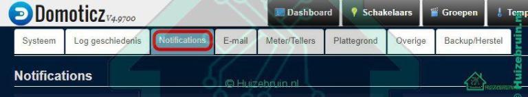 Notificaties via domoticz versturen 3